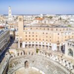 Historic city center of Lecce in Puglia, Italy